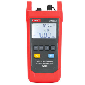 เครื่องวัดพลังงานไฟเบอร์ออปติกสำหรับงานอุตสาหกรรม UNI-T รุ่น Ut693d กันน้ำ พร้อมเลเซอร์ VFL ป้องกันฝุ่น - Product Image 2