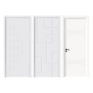 Porte intérieure résidentielle en bois massif de style victorien B1011, certifiée insonorisée et anti-poussière pour salon - Product Image 3