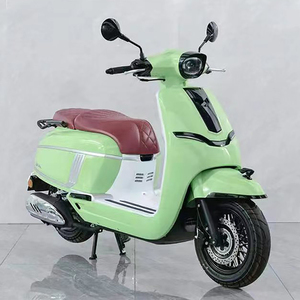 Moto à essence classique de style vintage, couleur personnalisée, moteur sans balais 150cc/50cc, carburateur, refroidissement par air forcé, toute neuve - Product Image 6