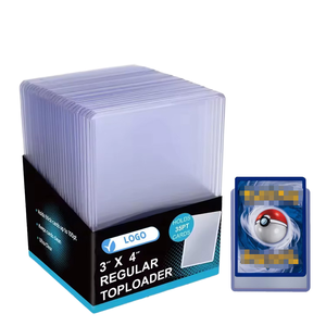 Jinda Premium 35 PT Toploaders <strong>Card</strong> <strong>Sleeves</strong> 3x4" Hard Plastic Sports Trading <strong>Card</strong> Holders Baseball <strong>Card</strong> Protectors Set - Product Image 2