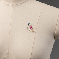 Maniquí de Sastre Resistente con Base Rodante Ajustable, Forma de Vestido Femenina de Medio Cuerpo para Enseñanza en Escuelas de Moda