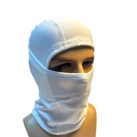 Vente en gros de balaclavas en polyester anti-UV avec logo imprimé et broderie pour hommes et femmes, doublure de casque de vélo/moto, masque intégral pour tous les jours