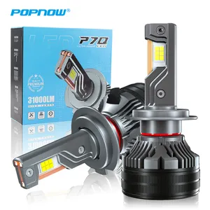 2023 P7Q 200W lampadina a LED Super luminosa per Auto H11 H7 H4 accessori Auto Luces Focos Kit tubi in rame triplo