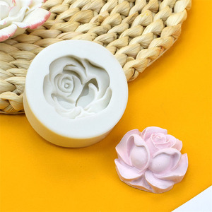 Rose Fudge stampo in Silicone <span class=keywords><strong>biscotti</strong></span> al cioccolato fare fai da te piccolo stampo per aromaterapia strumenti per la decorazione di torte di pane accessori per la cottura - Product Image 4