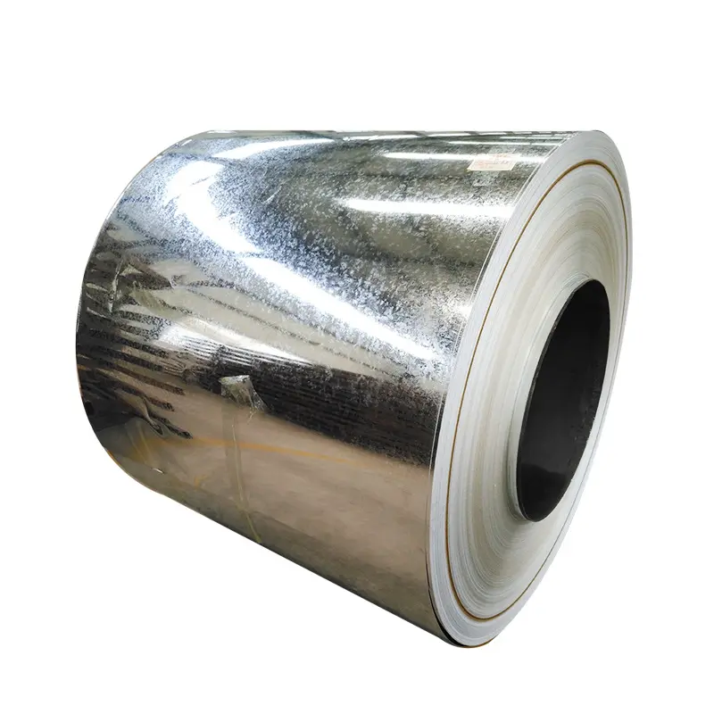 Fornitori di bobine in acciaio al carbonio Q235 laminate a freddo con grande lustrino zincato