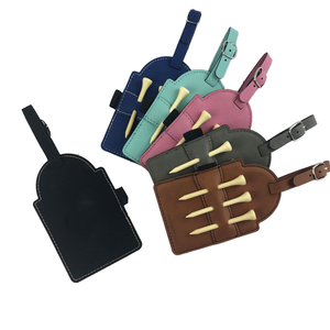 Disesuaikan kecil kulit Golf tee Tag kantong Golf klub tas promosi tee pemegang - Product Image 1