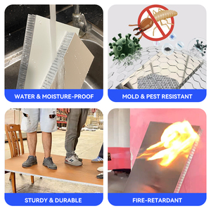 Pannello <span class=keywords><strong>a</strong></span> Nido d'Ape in Alluminio Personalizzato, Ecologico e Ignifugo, <span class=keywords><strong>Design</strong></span> <span class=keywords><strong>a</strong></span> Parete Resistente all'Umidità per <span class=keywords><strong>Cucina</strong></span> Domestica - Product Image 2