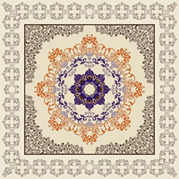 Tapis de Mahjong à Motifs de Plantes Tropicales Vertes 31,5" X 31,5" – Housse de Table de Mahjong Vintage Antidérapante et Anti-Bruit – Accessoires et Fournitures
