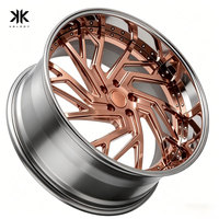 Jantes forgées chromées or rose de qualité supérieure de 24 pouces, 22-26 pouces pour Range Rover et BMW Série X