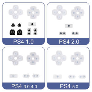Boutons de contact en caoutchouc pour manette de jeu, pavés de touches pour <span class=keywords><strong>PS4</strong></span>, boutons en silicone conducteur R1 <span class=keywords><strong>R2</strong></span> L1 L2, coussinets en caoutchouc - Product Image 5