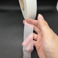 Rouleau d'étiquette en TPU souple personnalisé blanc transparent 1.5-130cm de largeur ruban en silicone TPU pour étiquette vêtements