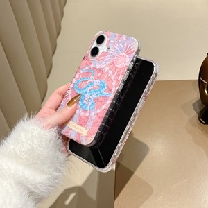 Funda con purpurina de fuegos artificiales rosas de Año Nuevo chino para <span class=keywords><strong>Apple</strong></span> para iPhone 16/15 Pro Max 13/14 Compatibilidad <span class=keywords><strong>Snake</strong></span> Year Hecho de TPU - Product Image 5