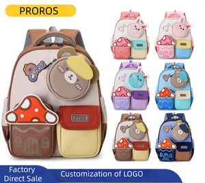 Nuovo Zaino per Bambini Antifurto <span class=keywords><strong>Impermeabile</strong></span> in Poliestere con Design Cartoon, Leggero, per <span class=keywords><strong>Asilo</strong></span> e Scuola Primaria - Product Image 2
