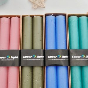 Velas Cónicas de Cera de Soja de 12 Pulgadas, Coloridas, sin Humo, para Cenas Románticas y Navidad, Venta al Por Mayor - Product Image 4