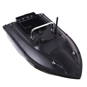 Barco Cebador de Pesca RC D13 54x27x21cm con Doble Motor, Control de Crucero, Control Remoto, Negro, Alimentado por Batería - Product Image 1