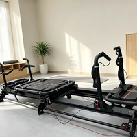 Reformer de Pilates Commercial, Équipement de Pilates pour la Correction de la Posture, Idéal pour les Studios de Yoga et les Salles de Fitness