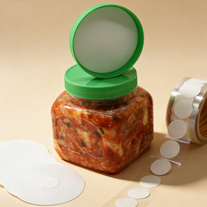 สติกเกอร์วาล์วแบบติดเอง วาล์วระบายอากาศทางเดียวสำหรับบรรจุภัณฑ์กาแฟ วาล์วตรวจสอบความสดพร้อมเยื่อซิลิโคน - Product Image 3