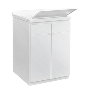 Meuble de salle de bain avec armoire en ABS et plateau en polypropylène 45 cm x 50 cm 1 porte - Product Image 1