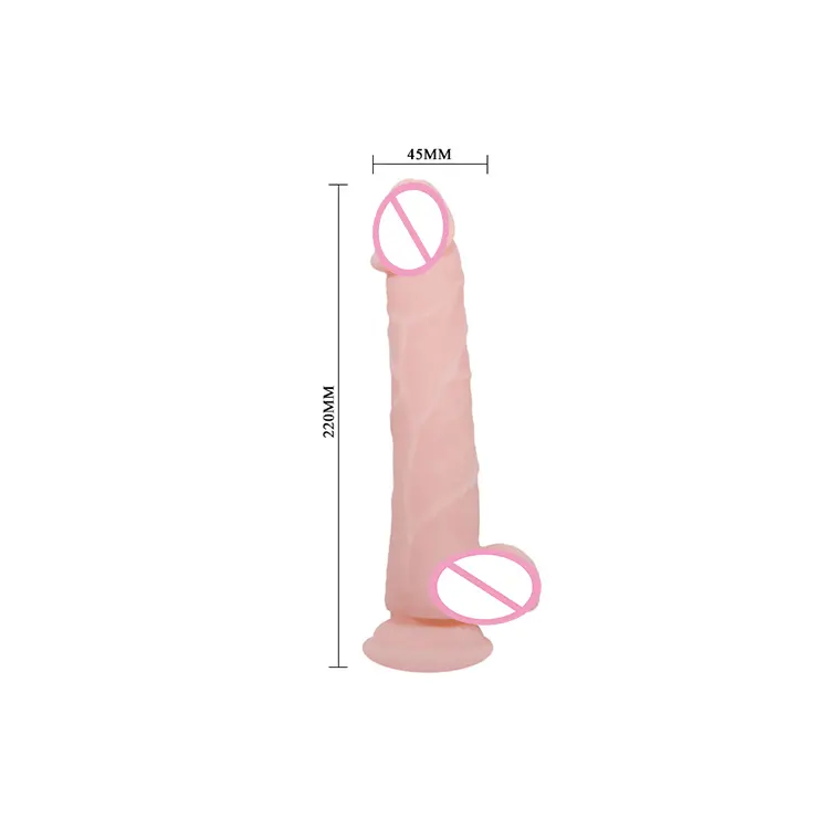 GF 220mm Vibrator Slides Inside Smoothly Deep Pumping Thrills Sex Toys Big Penis