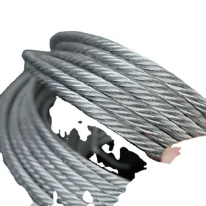 Factory direct sale hollow steel wire rope/steel wire rope/6mm stainless steel galvanized