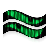Cinq modèles d'écrans LED flexibles programmables par application pour voitures, yeux de démon, lumières DIY, animation de texte, images pour voitures et camions
