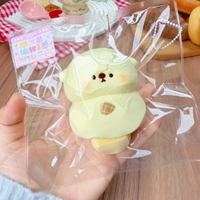 Jouet anti-stress réaliste en forme de lapin Boyue Squishy, en silicone de qualité alimentaire, à remontée lente, avec sac en PVC premium