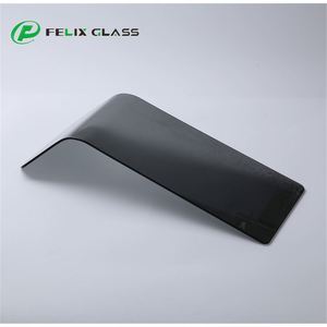Vidrio Templado Gris Curvado Personalizado por el Fabricante en Forma de Curva para Panel de Cubierta de Electrodomésticos - Product Image 3