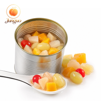 Ingeblikte Fruitcocktail 850g Ananas Kersen in Dikke Siroop ISO Bulk Groothandel Foodservice Blik Export Aanbod