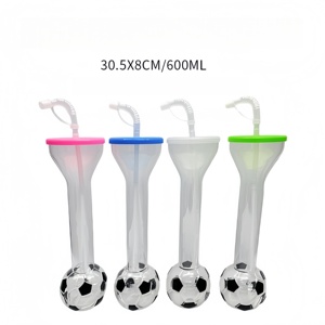 แก้วพลาสติกขนาด 600 มล. พร้อมฝาโดม ดีไซน์ใส สำหรับใส่ชานม น้ำผลไม้ สมูทตี้ ใช้สำหรับงานปาร์ตี้ เครื่องดื่มเย็น - Product Image 1