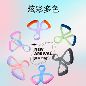 Bande de Résistance en Silicone Guiqulai Épaisse et Élastique en Forme de Huit pour l'Entraînement des Épaules et du Dos, Outil de Remodelage Corporel pour Femmes à Domicile - Product Image 4