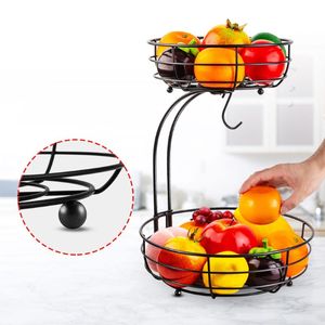 Panier de vidange de fruits Offre Spéciale en 2023 panier de fruits à <span class=keywords><strong>2</strong></span> niveaux - Product Image 3