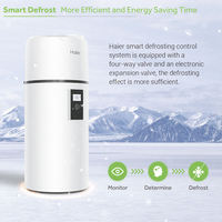 Chauffe-eau à pompe à chaleur air-eau Haier, compresseur Full Inverter R290, faible bruit, haute efficacité, réservoir émaillé, pour hôtel et voiture