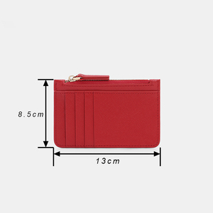 Elegante Tarjetero Personalizable Zenos de Cuero PU para Tarjetas de Crédito e Identificación, Ligero, con Cierre y Múltiples Ranuras, con Bloqueo RFID para Mujer - Product Image 5