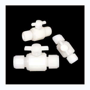Vanne à boisseau sphérique en plastique PVDF blanc Vanne à robinet en plastique Joindre en Chine Grande usine <span class=keywords><strong>Boutique</strong></span> en ligne Taille Offre Spéciale personnalisée - Product Image 4
