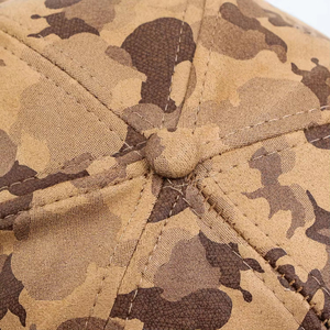 Casquette de baseball camouflage 6 panneaux en gros, visière incurvée, logo personnalisé, en daim, calotte rigide, chapeau d'hiver, nouveau design - Product Image 5