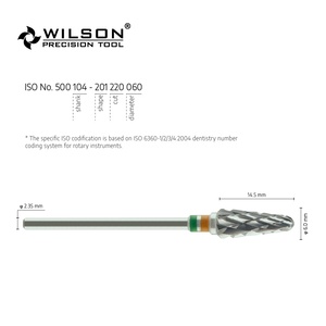 Fraise à ongles 5003101 de haute qualité, vente en gros, fraises en carbure de tungstène HP, diamètre de la tige de 2,35 mm pour le façonnage du plâtre - Product Image 4