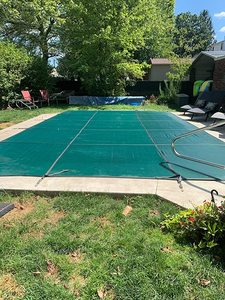 Couverture de sécurité de <span class=keywords><strong>piscine</strong></span> durable, <span class=keywords><strong>filet</strong></span> de couverture de <span class=keywords><strong>piscine</strong></span> d'hiver, couverture en plastique dur pour piscines enterrées - Product Image 5