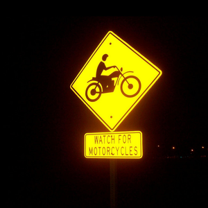 Tùy chỉnh kích thước Logo xe máy cẩn thận, tấm nhôm chất lượng cao + M kỹ sư lớp phản chiếu Dấu hiệu cảnh báo an toàn - Product Image 3