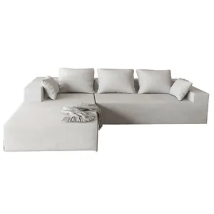 Canapés modernes confortables pour salon, canapés modulaires sectionnels en forme de L, ensemble de meubles pour salon