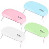 Mini sèche-ongles UV personnalisé, lampe LED pour vernis Gel 6W vernis Gel dur manucure Salon outil de manucure professionnel