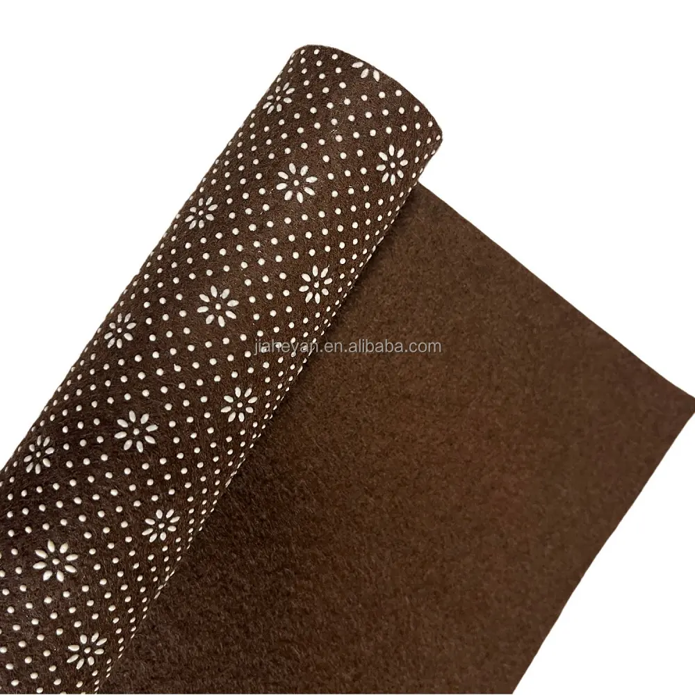 Low Price Mattress backing carpet backing PVC dots anti slip 100% polyester needle punched nonwoven fabric felt