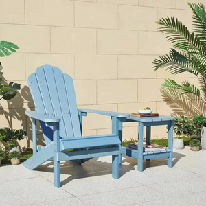 Silla Adirondack Plegable de Madera HDPE para Exteriores, Hoteles, Patios y Playas, Resistente a la Intemperie, Venta al Por Mayor - Product Image 1