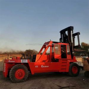 Good Condition Used 45 Ton TCM Construction DRF 450-60S5K Diesel Engine Container Reach Stacker for <b>Handling</b> - Product Image 4