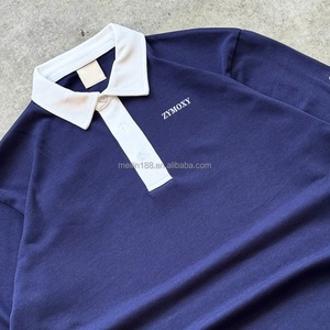 Camisas de Manga Larga Personalizadas de Rugby, Estilo Urbano, Lisas, 100% Algodón, con Botones, en Oferta - Product Image 2