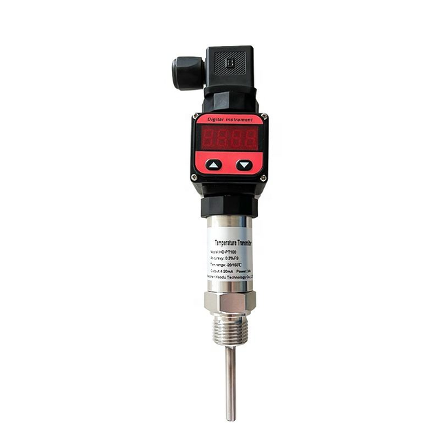 LED Pt100 Thermocouple Resistor RS485 Temperature Sensor Transmitter for Hot Water & Heavy Oil OEM & ODM Supported