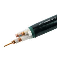 Câble d'alimentation ZC-YJV 0.6/1kV 4x50mm2 en cuivre XLPE pour les systèmes d'alimentation des bâtiments commerciaux, de la climatisation et de la ventilation