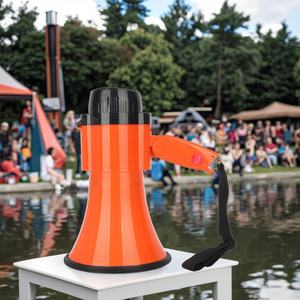 XC-888S पोर्टेबल मेगाफोन 20w पावर मेगाफोन लाउडस्पीकर प्लास्टिक हैंडहेल्ड मेगाफोन रिकॉर्ड ध्वनि लूप प्लेबैक अलार्म - Product Image 5