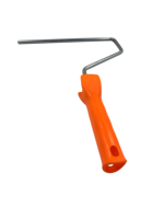 Fait sur mesure 230mm 9 zingué pouces peinture manchon recharge brosse couverture peinture outil en plastique poignée bâton système tige rouleau cadre