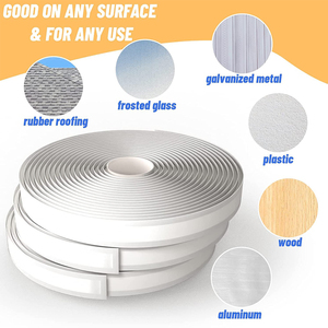 Roof Patching RV Window Fita de selagem impermeável Fita butílica branca Putty <span class=keywords><strong>Tape</strong></span> Bulk EPDM Butyl Rubber Caulk <span class=keywords><strong>Tape</strong></span> Roll - Product Image 3
