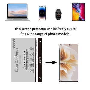 Tùy chỉnh bảo vệ màn hình lỏng Hydrogel phim dễ dàng cài đặt điện thoại di động bảo vệ màn hình đầy đủ keo mờ EPU bảo vệ màn hình - Product Image 6